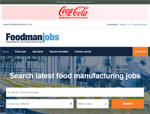 Tablet Screenshot of jobs.foodmanufacture.co.uk